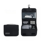 Hanging Toiletry Bag Foldable Zippered Compartments