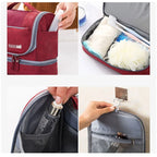 Hanging Toiletry Bag Large Capacity Leakproof Nylon