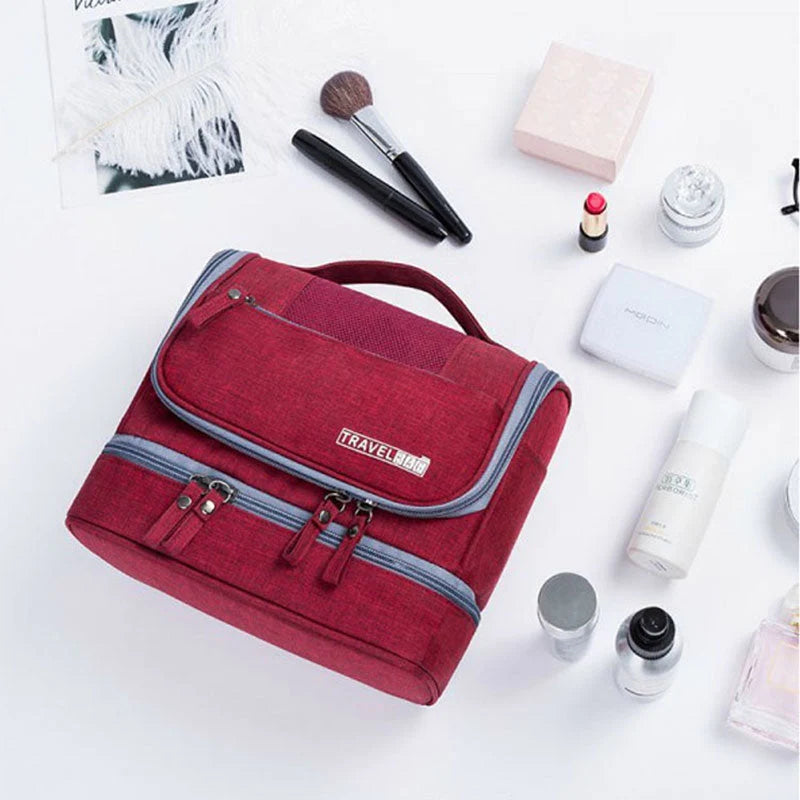 Hanging Toiletry Bag Large Capacity Leakproof Nylon