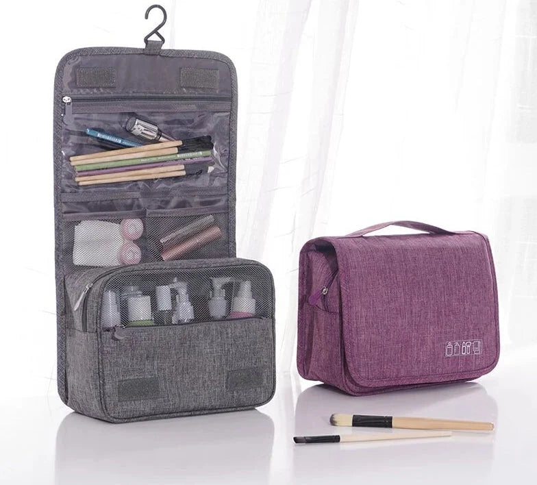 Hanging Toiletry Bag Water-Resistant & Leakproof Multiple Compartments