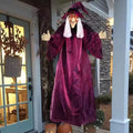 Hanging Witch Doll Life-Size Red LED Eyes & Sounds