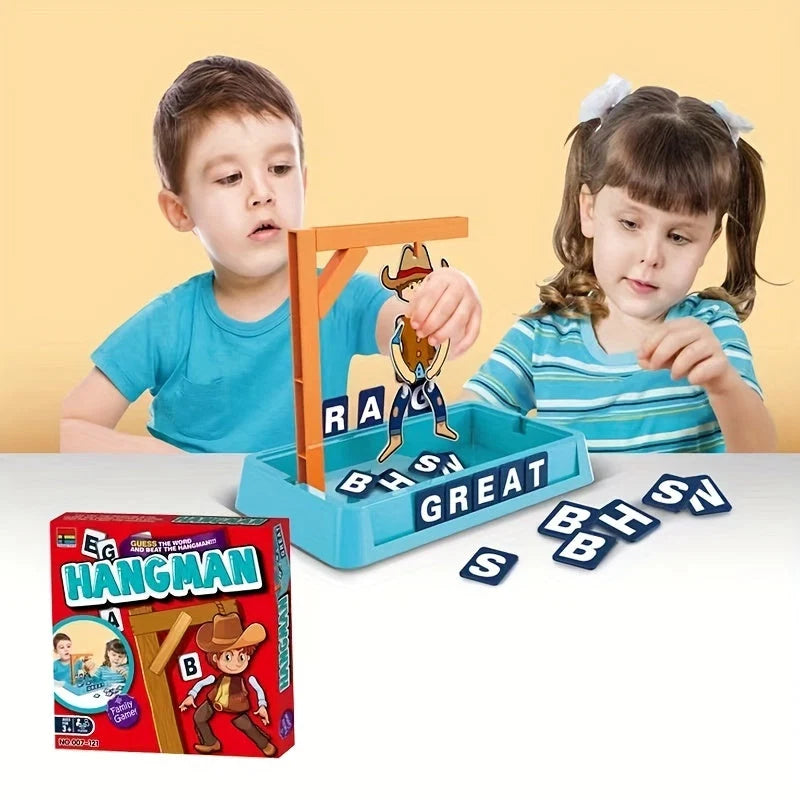 Hangman Word Game Cowboy Theme Educational Ages 3-6