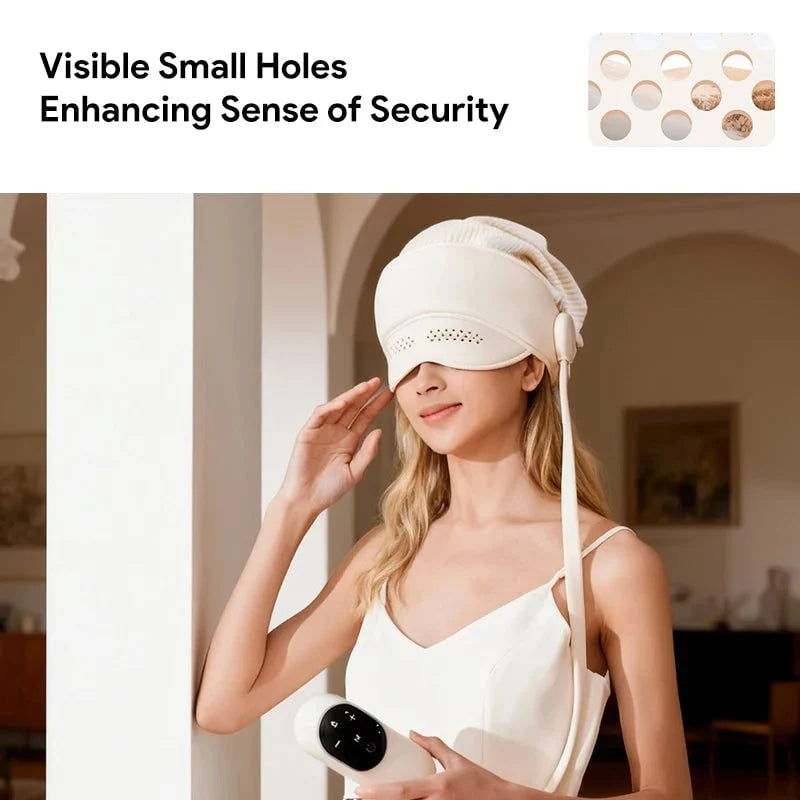 Head & Eye Massager Six-Zone Heated Visor