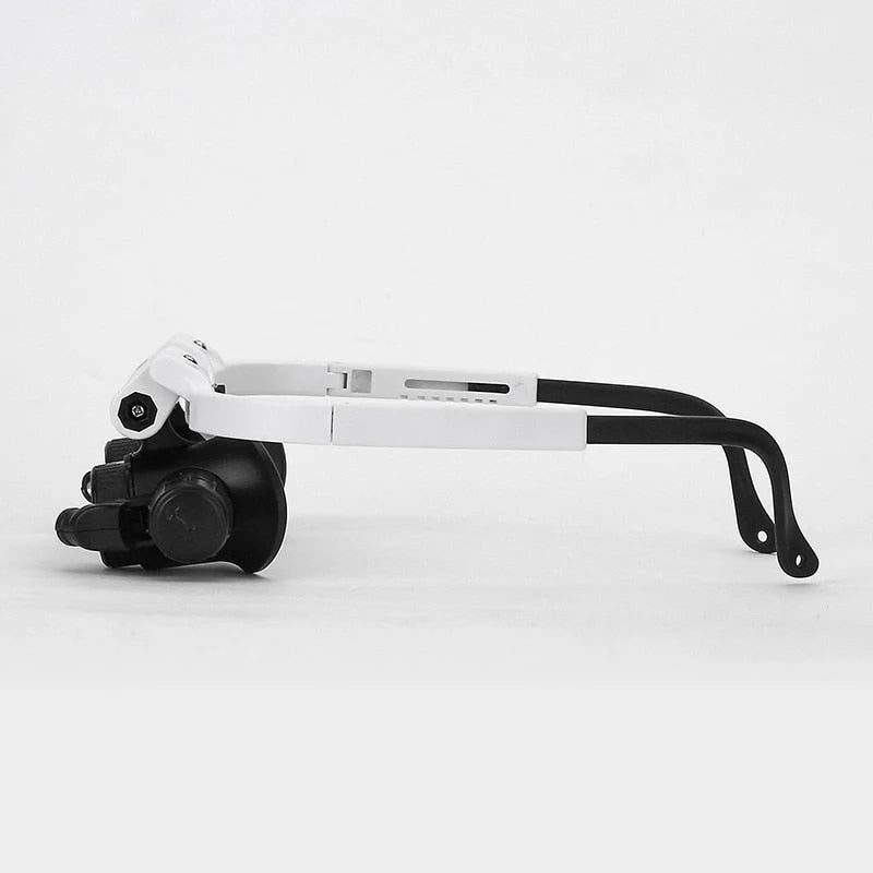 Head-Mounted Magnifying Glasses LED Light & 3 Magnification Settings