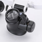 Head-Mounted Magnifying Glasses LED Light & 3 Magnification Settings