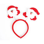 Headband Christmas Santa Figurines Soft & Lightweight