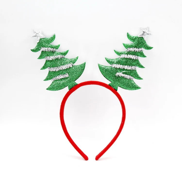 Headband Christmas Santa Figurines Soft & Lightweight