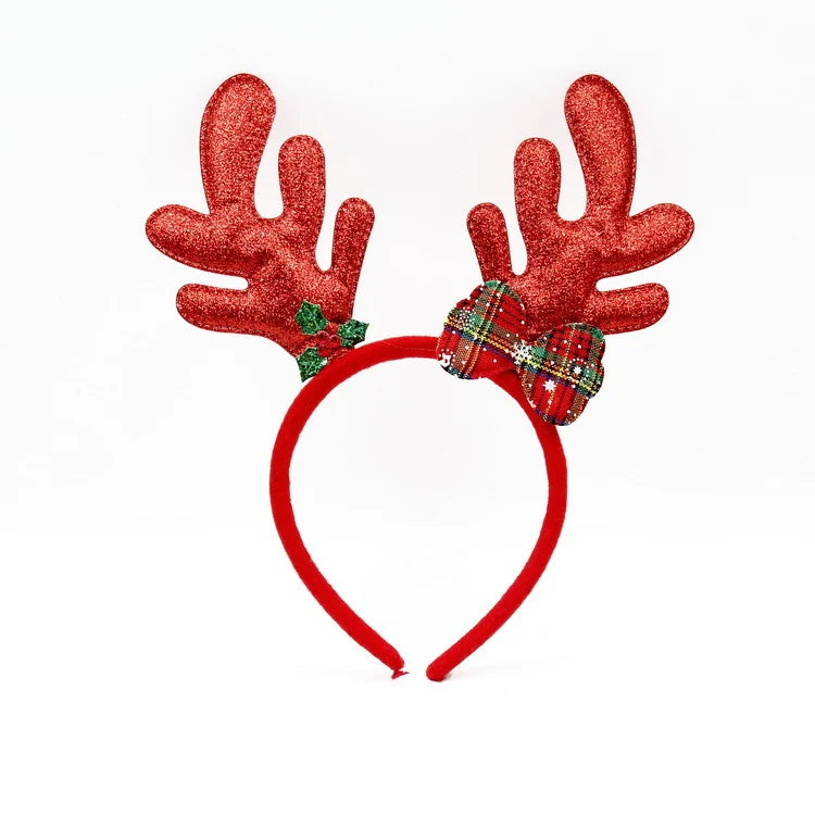 Headband Christmas Santa Figurines Soft & Lightweight