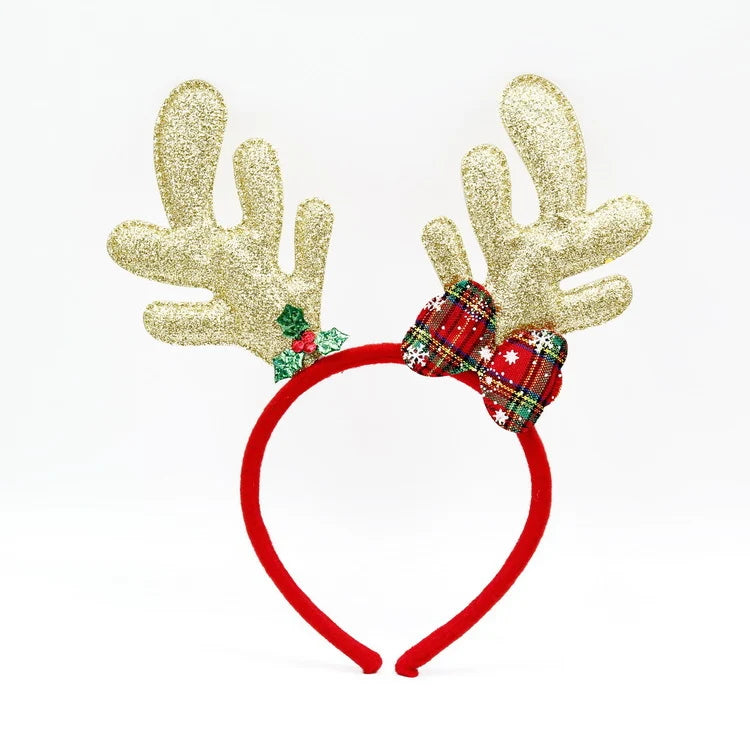 Headband Christmas Santa Figurines Soft & Lightweight