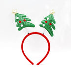 Headband Christmas Santa Figurines & Sparkling Bows
