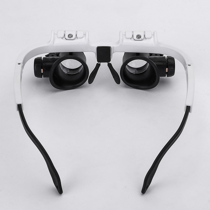 Headband Magnifier 8X-23X LED & Comfortable Fit