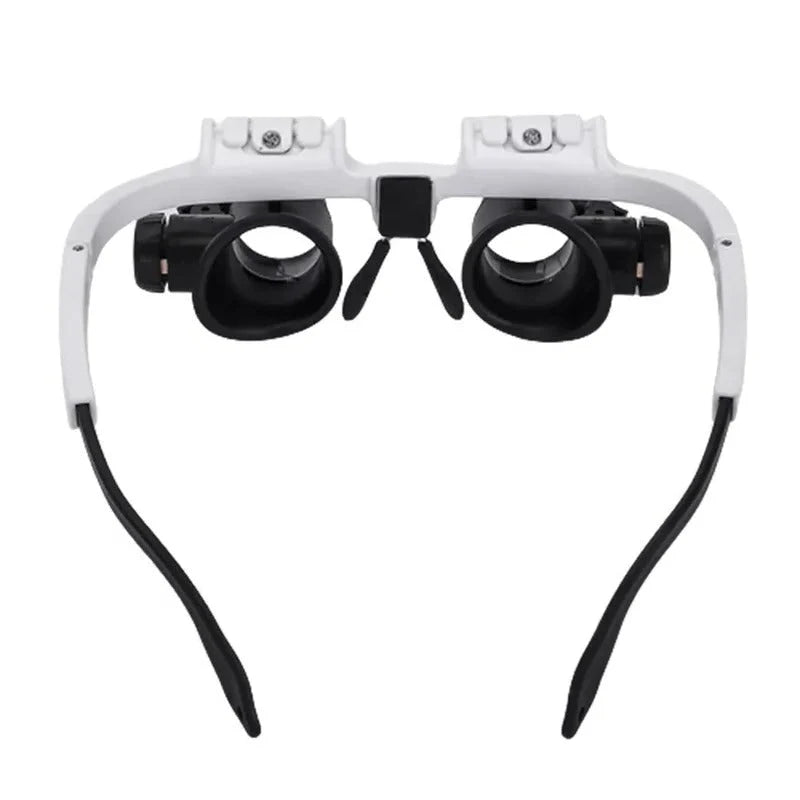 Headband Magnifying Glasses LED Light & Interchangeable Lenses