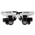 Headband Magnifying Glasses LED Light & Interchangeable Lenses