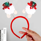 Headband Reindeer Antlers Soft Felt & Flexible Fit
