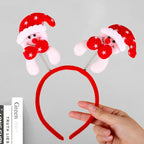 Headband Reindeer Antlers Soft Felt & Flexible Fit