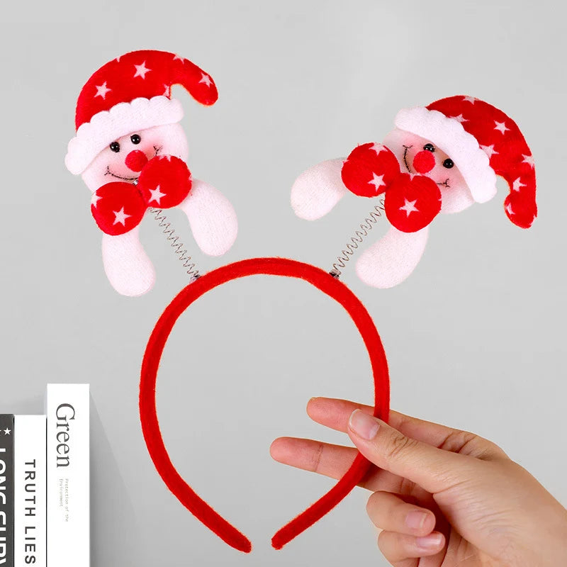 Headband Reindeer Antlers Soft Felt & Flexible Fit