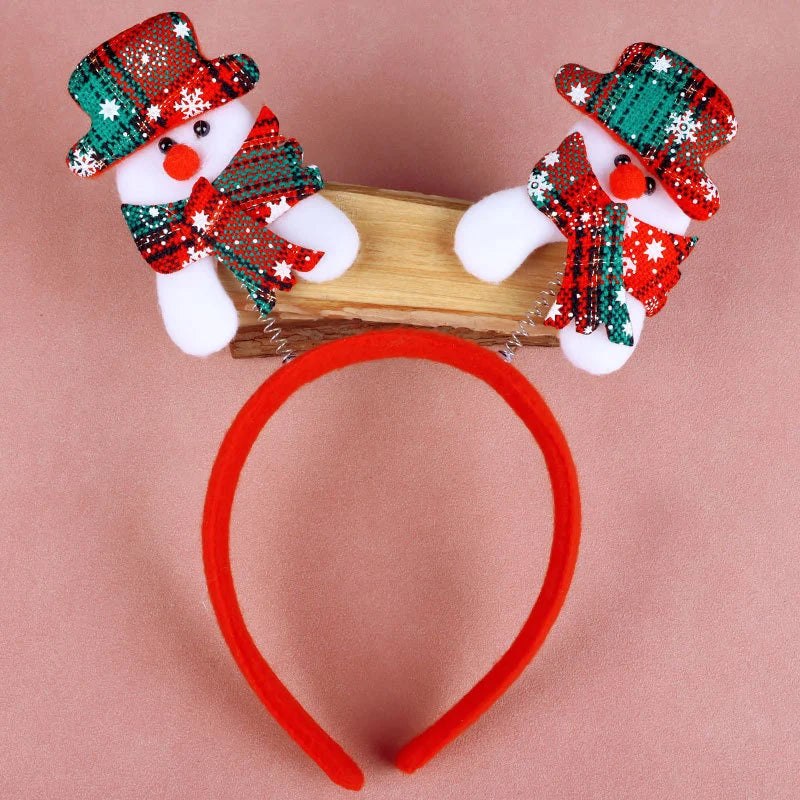 Headband Reindeer Antlers Soft Felt & Flexible Fit