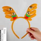 Headband Reindeer Antlers Soft Felt & Flexible Fit
