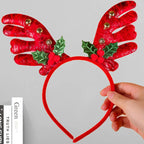 Headband Reindeer Antlers Soft Felt & Flexible Fit