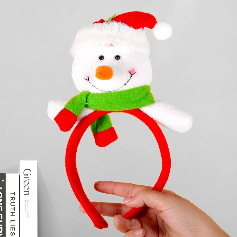 Headband Reindeer Antlers Soft Felt & Flexible Fit
