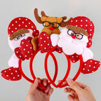 Headband Reindeer Antlers Soft Felt & Flexible Fit