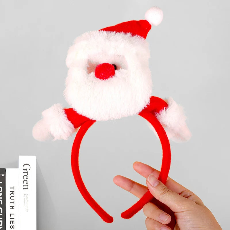 Headband Reindeer Antlers Soft Felt & Flexible Fit
