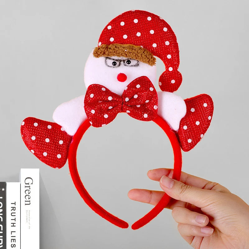 Headband Reindeer Antlers Soft Felt & Flexible Fit
