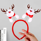 Headband Reindeer Antlers Soft Felt & Flexible Fit