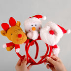 Headband Reindeer Antlers Soft Felt & Flexible Fit