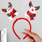 Headband Reindeer Antlers Soft Felt & Flexible Fit