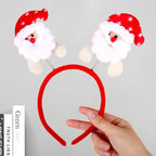 Headband Reindeer Antlers Soft Felt & Flexible Fit