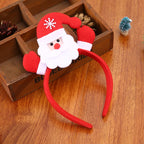 Headband Santa Light-Up LED Soft Fabric Elastic Fit