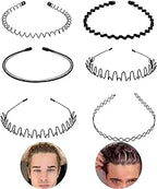Headband Set Rust-Resistant Metal Non-Slip Set of 6