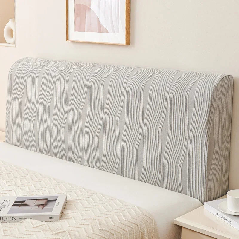 Headboard Cover Soft Polyester Stretch Fit Machine Washable
