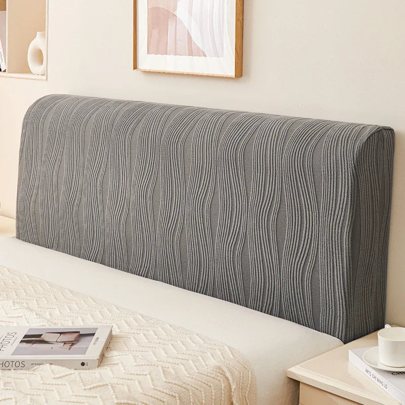 Headboard Cover Soft Polyester Stretch Fit Machine Washable