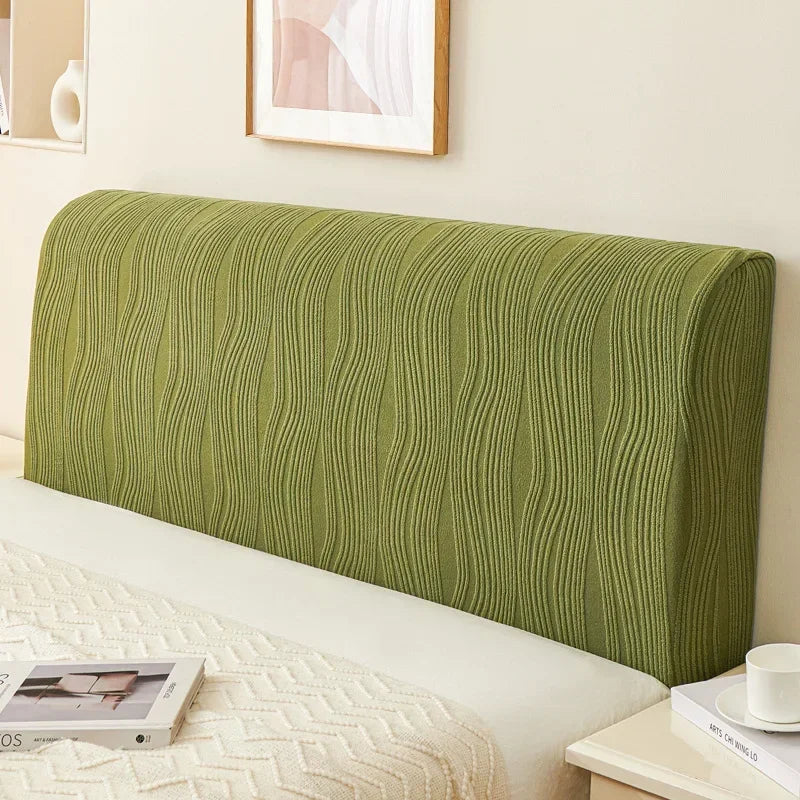 Headboard Cover Soft Polyester Stretch Fit Machine Washable