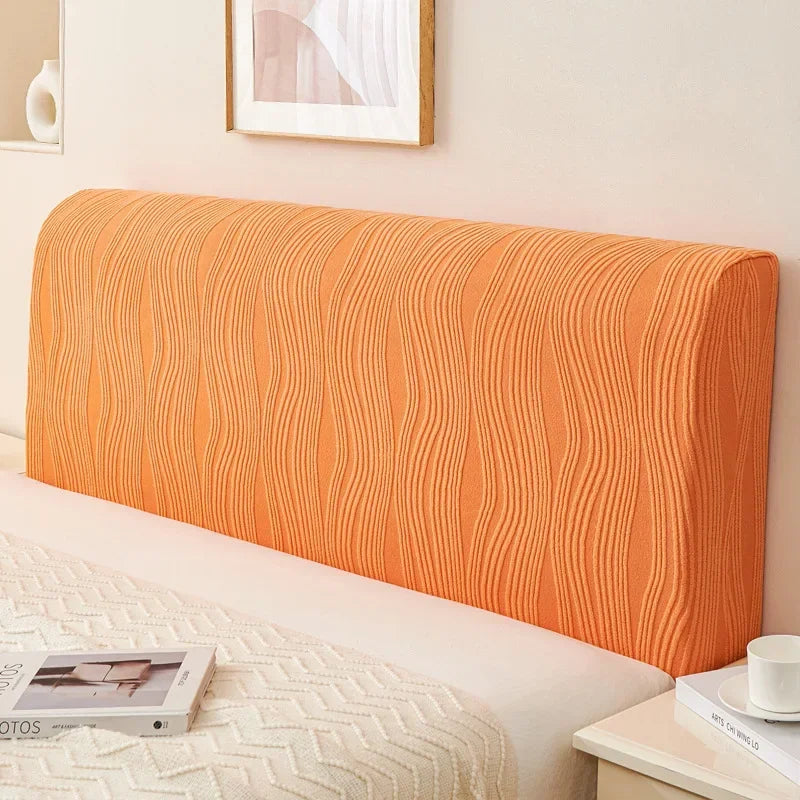 Headboard Cover Soft Polyester Stretch Fit Machine Washable