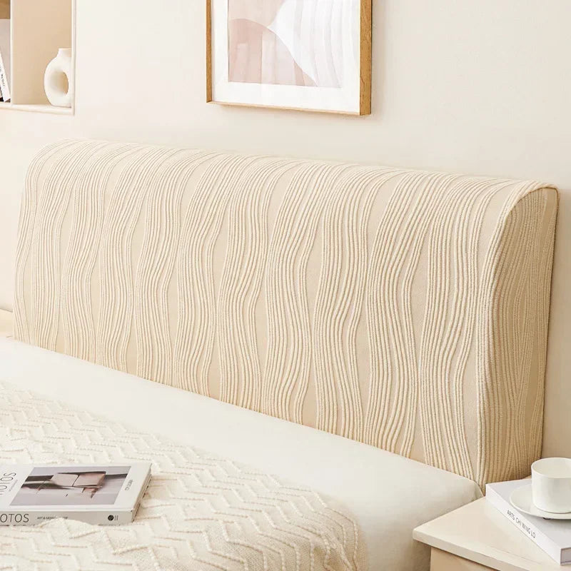 Headboard Cover Soft Polyester Stretch Fit Machine Washable