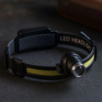 Headlamp 1000 Lumens Rechargeable USB-C Hands-Free Sensor
