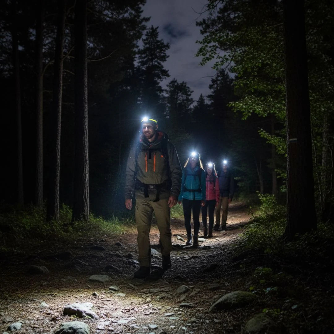 Headlamp 1000 Lumens Rechargeable USB-C Hands-Free Sensor
