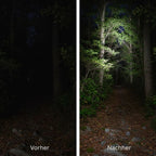 Headlamp 1000 Lumens Rechargeable USB-C Hands-Free Sensor