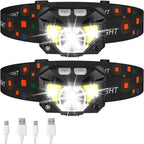 Headlamp 1200 Lumens Motion Sensor & Rechargeable
