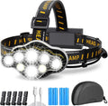 Headlamp Motion-Sensing Rechargeable 18,000 Lumens