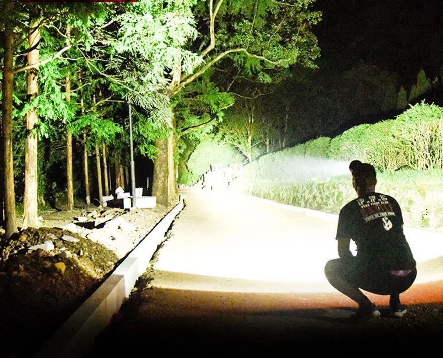 Headlamp Motion-Sensing Rechargeable 18,000 Lumens