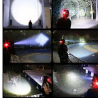 Headlamp Rechargeable Adjustable Zoom Beam & Multiple Modes