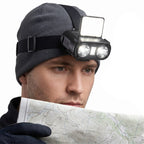 Headlamp Rechargeable COB LED Motion Sensor