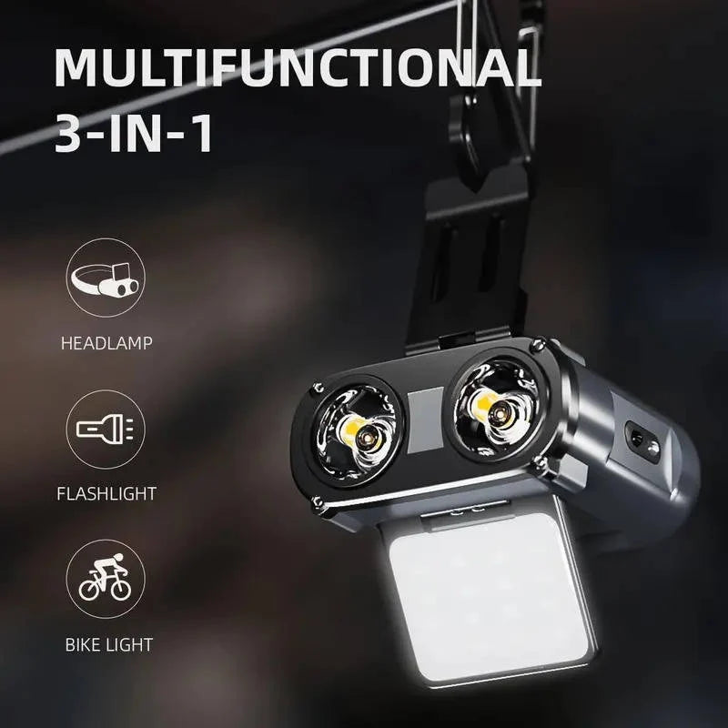 Headlamp Rechargeable COB LED Motion Sensor