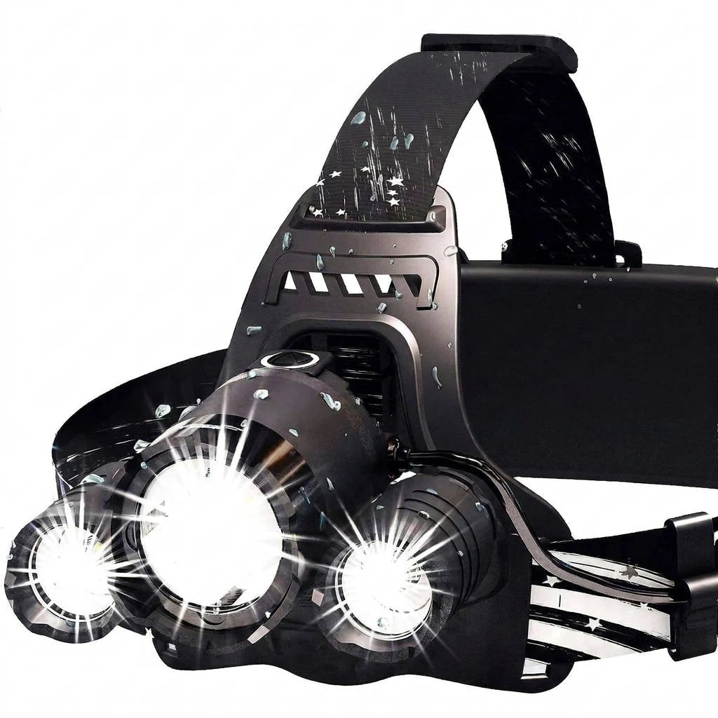 Headlamp USB Rechargeable 1080 Lumens & Red Light
