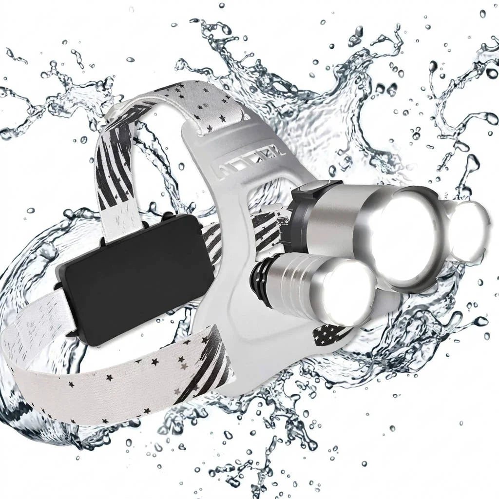 Headlamp USB Rechargeable 1080 Lumens & Red Light