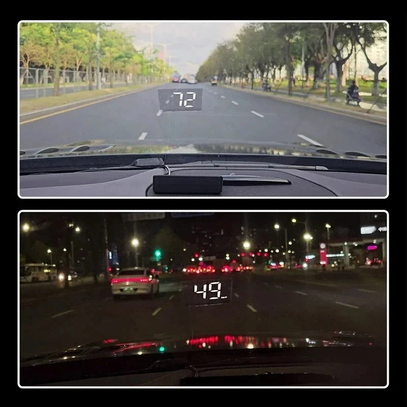 Heads-Up Speedometer Windshield Projection Auto Brightness
